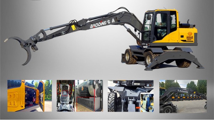 寶鼎BD95W系列輪式抓木機(jī)